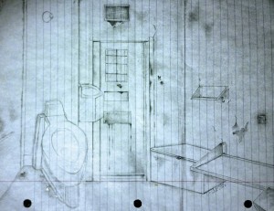 http://www.blogger.com/profile/15065320420004674723 Drawing: The Close Management Cell, by Daniel McKafee, held in solitary confinement at Florida State Prison (Source: Concrete Cage)