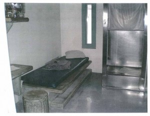 A solitary confinement cell at ADX federal supremax, which one warden called "a clean version of hell."