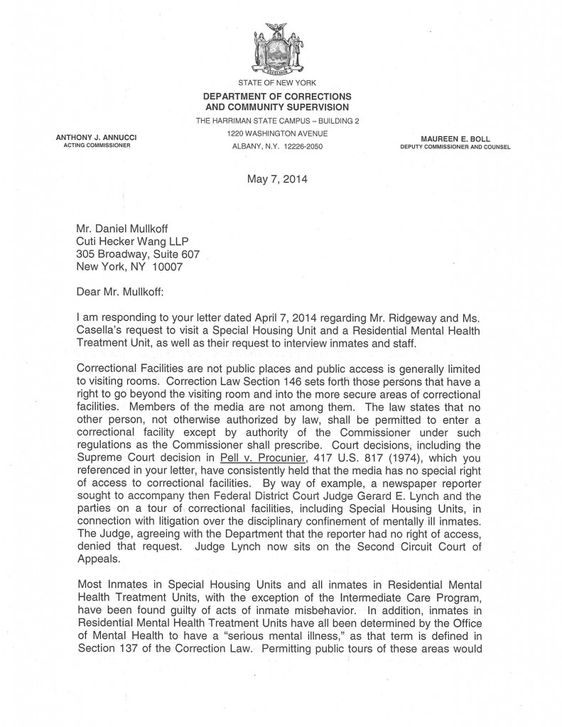 Response Letter from DOCCS 5.7.14 (1)-page-001