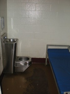 An isolation cell at the Harford County Detention Center. Photo: Aaron Cahall, The Dagger