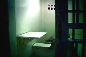 A solitary confinement cell on New York's Rikers Island.