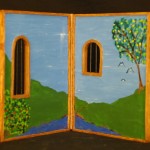 Prison Galleries Exhibition: Richard Odom, "Crying Dove" (inside view)