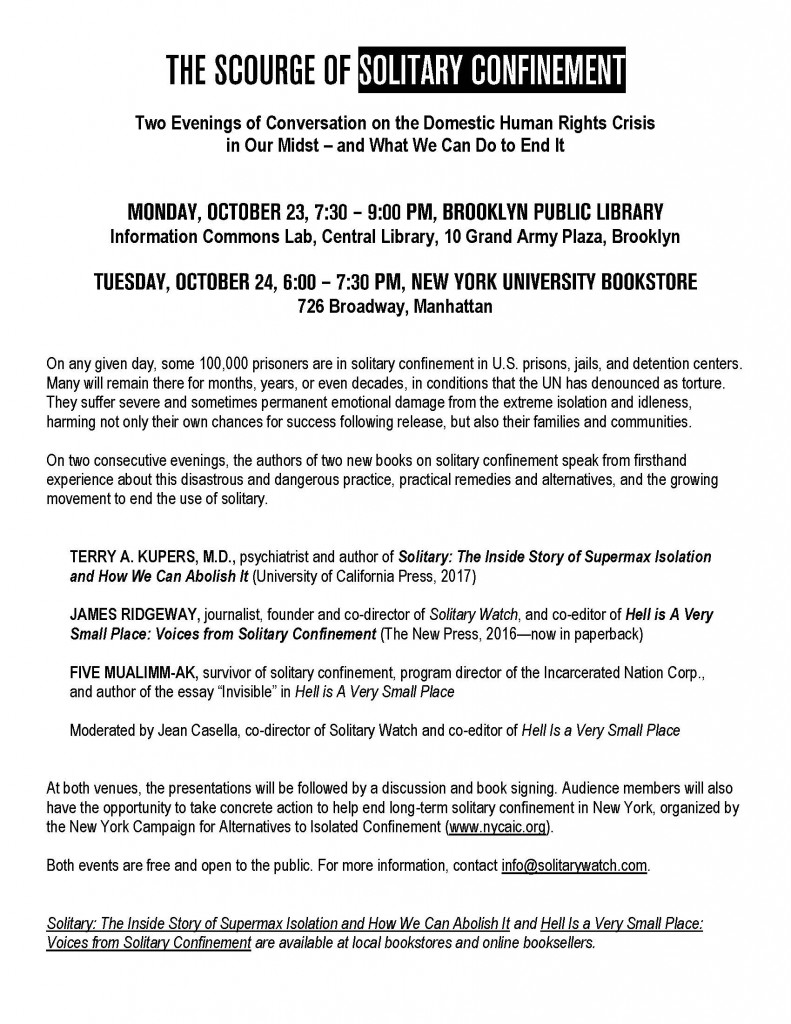 October NY Solitary Events Flyer (1)
